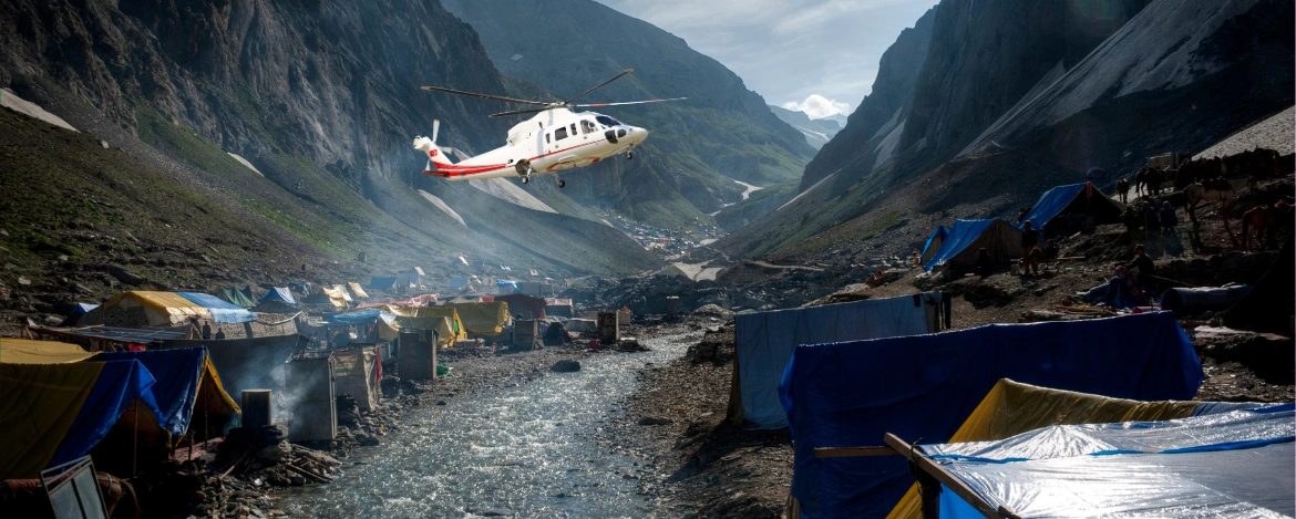 Amarnath Yatra by Helicopter (from Baltal)-03 Nights / 04 Days